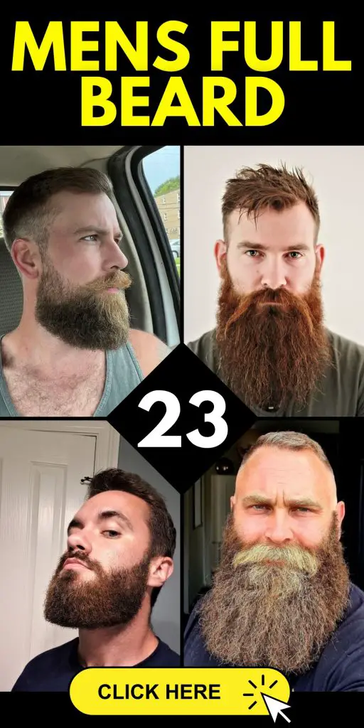 23 Stylish Full Beard Ideas for Men: From Classic to Modern Looks