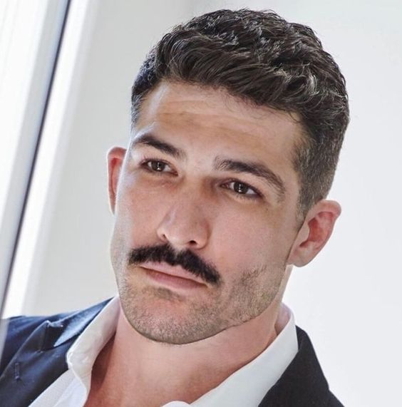 Top 22 Men's Short Mustache Ideas for a Stylish and Modern Look