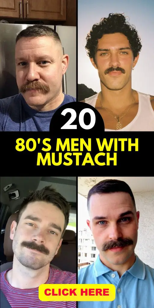 Reviving 80's Men with Mustaches: 20 Ideas Iconic Styles and Timeless Trends