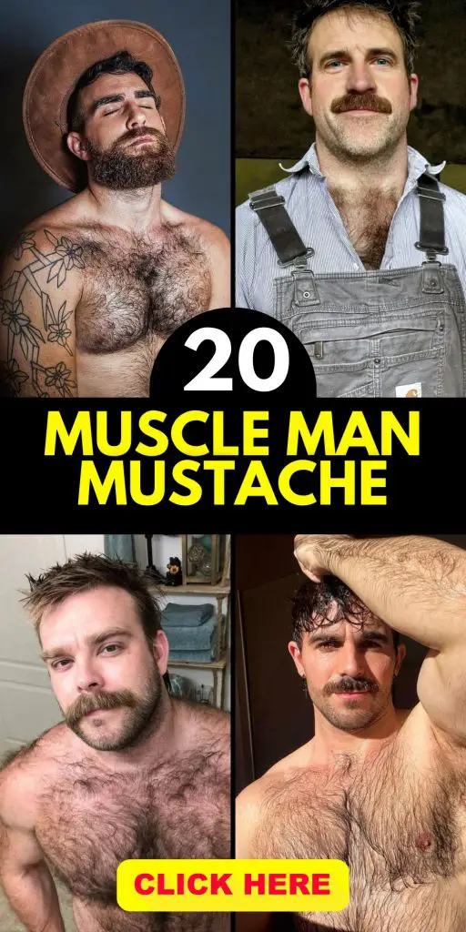 Discover 20 Stylish Muscle Man Mustache Ideas for a Bold and Strong Look