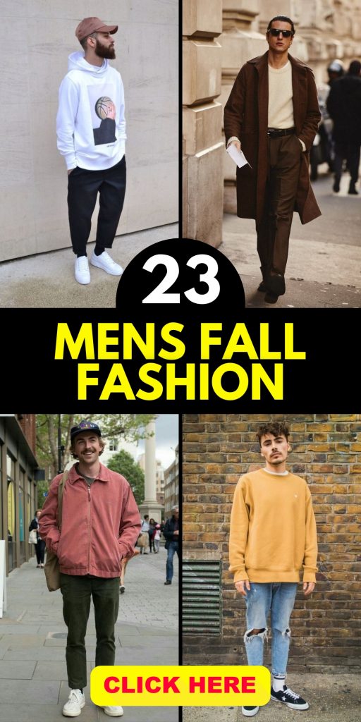 23 Best Mens Fall Fashion Ideas: From Casual to Formal Styles