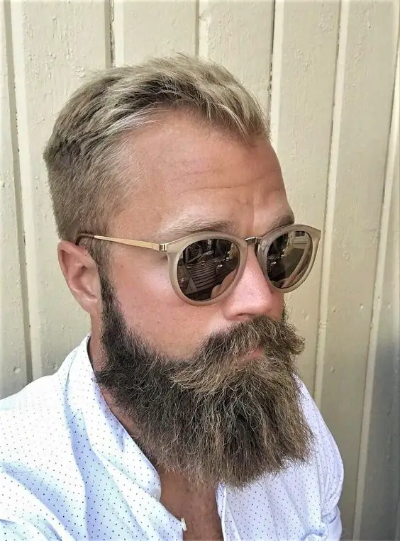 Discover 21 Stylish Hair and Beard Ideas for Blonde Men with Mustaches