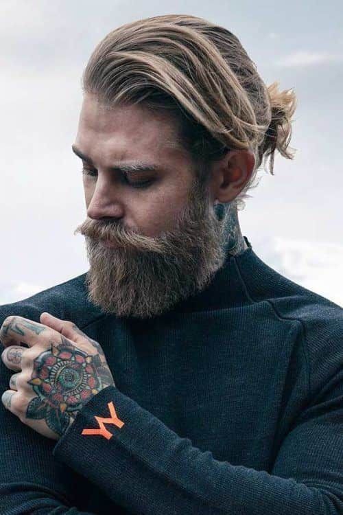 Discover 21 Stylish Hair and Beard Ideas for Blonde Men with Mustaches