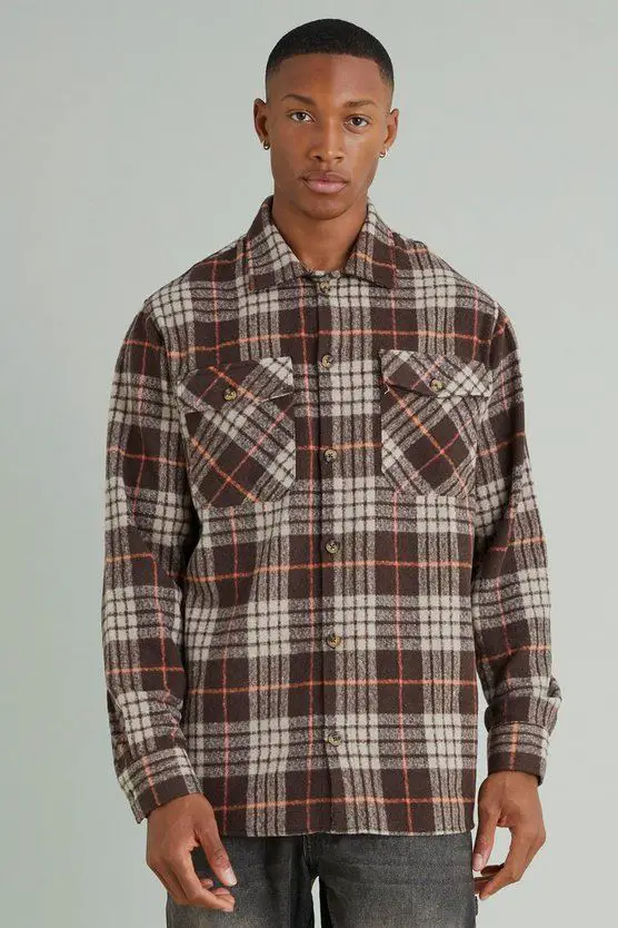 25 Ideas Trendy Men's Fall Flannel Shirts: Style, Comfort, and Versatility