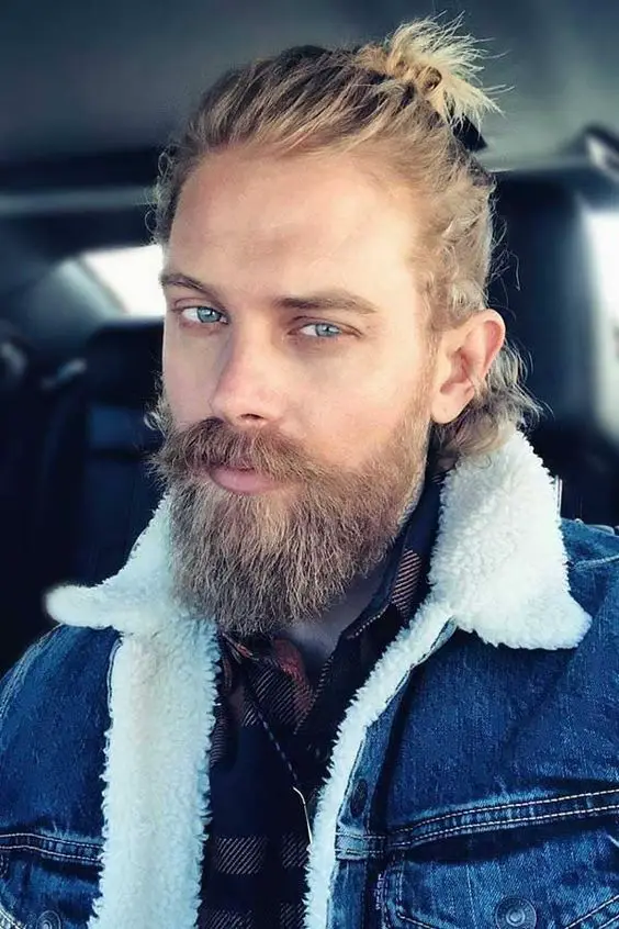 Discover 21 Stylish Hair and Beard Ideas for Blonde Men with Mustaches