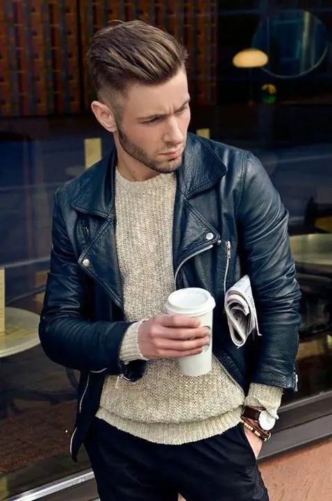 22 Ideas Stylish Mens Fall Leather Jacket Outfits: Classic, Vintage, and Modern Looks