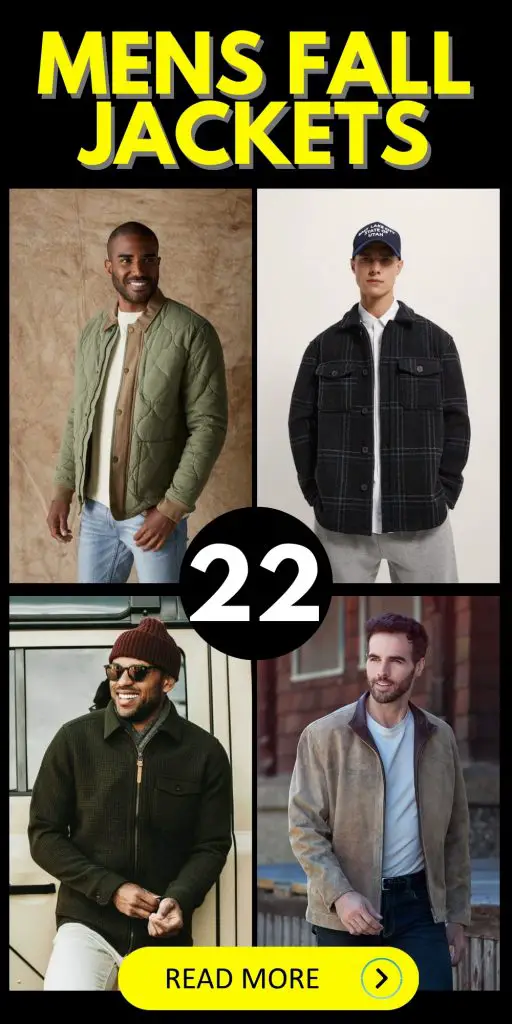 Explore the Best Mens Fall Jackets: 22 Ideas Stylish and Casual Trends for Every Outfit