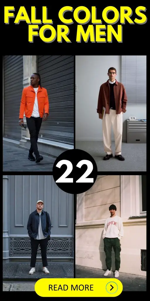 Master Fall Colors for Men 22 Ideas: Stylish Outfits, Suits, and Fashion Tips