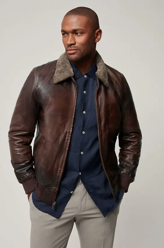 22 Ideas Stylish Mens Fall Leather Jacket Outfits: Classic, Vintage, and Modern Looks