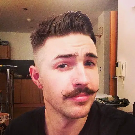 20 Stylish Ideas Mens Fade Haircut with Mustache Ideas for a Modern Look