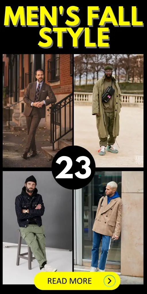 Master Men's Fall Style: 23 Trendy Outfit Ideas from Casual to Business Casual