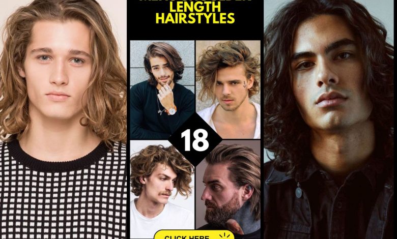 Men's Shoulder Length Hairstyles 18 Ideas: Embracing Modern Style and
