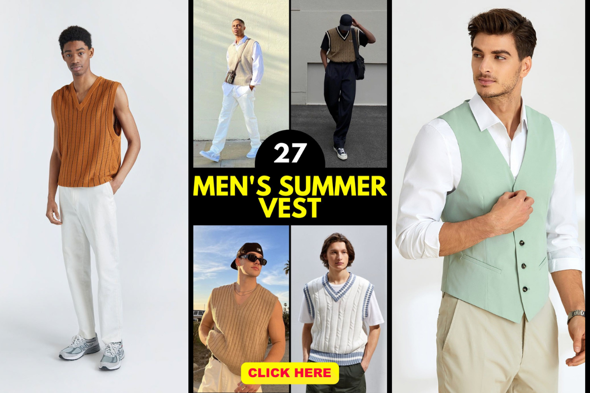 The Ultimate Guide to Men's Summer Vests: A Staple in Your Wardrobe ...