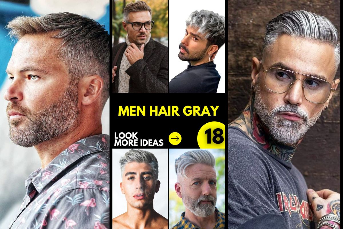 Best Men's Hair Color 18 Ideas for Gray Hair Transformation - Fall ...