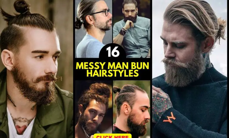 16 Messy Man Bun Hairstyles Ideas: Take advantage of the casual chic ...