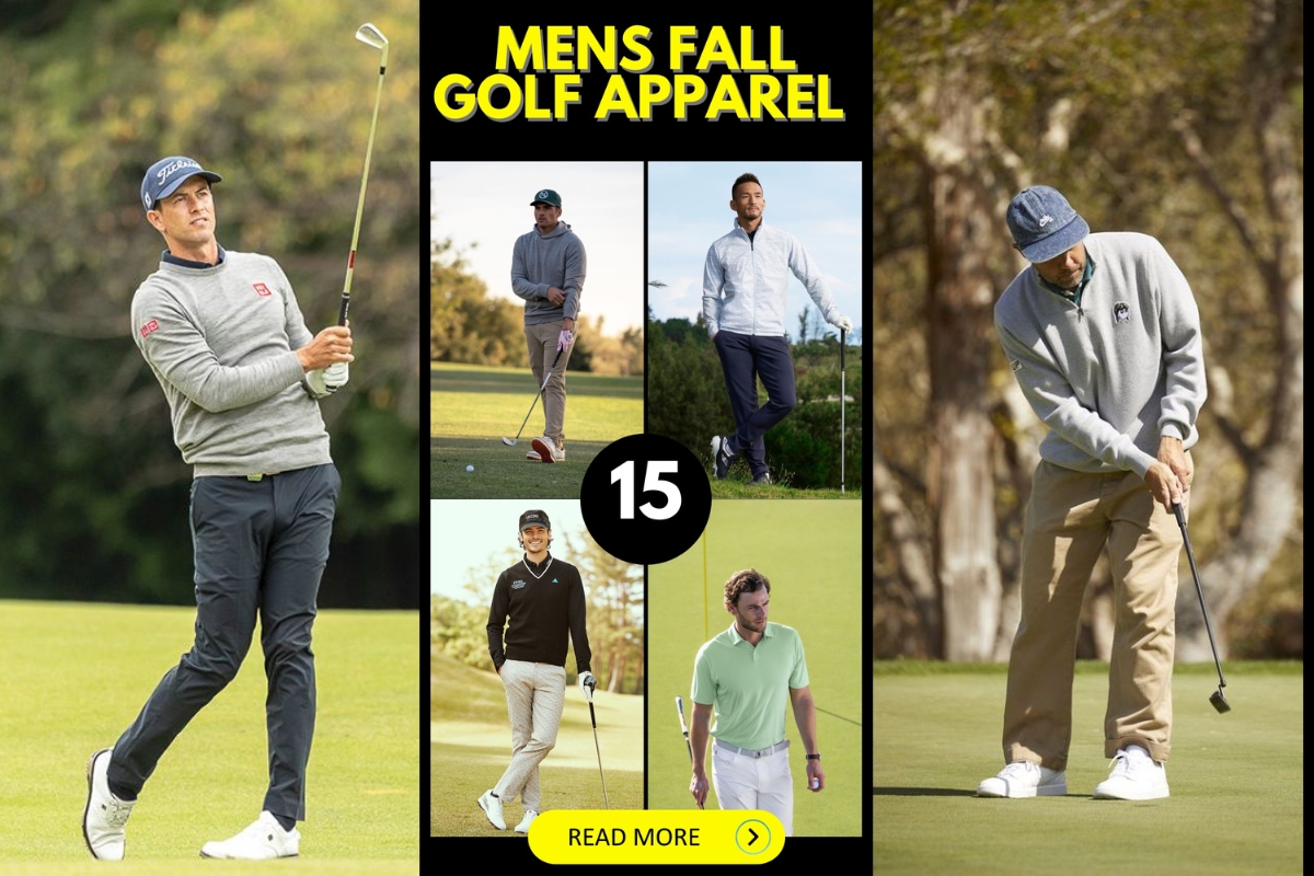 Step up your style Men's fall golf apparel 15 ideas for a fashionable