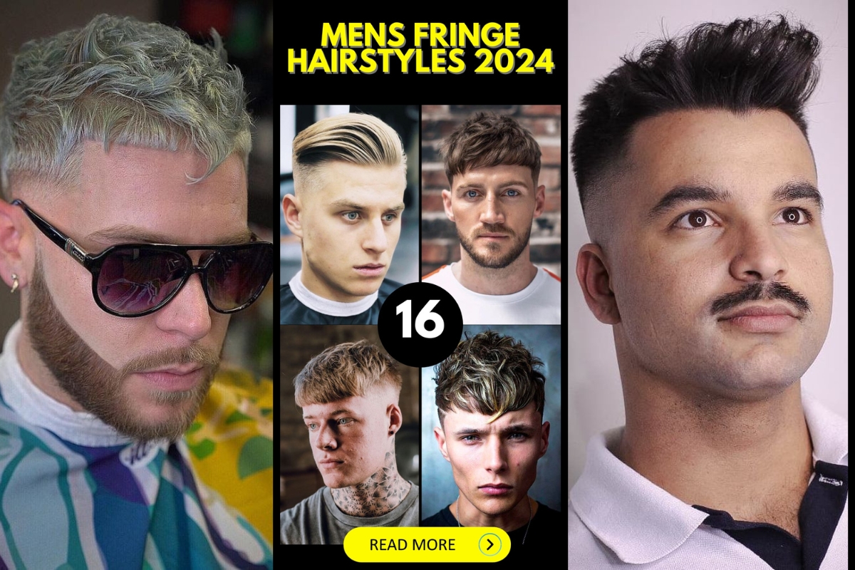 Men's fringe hairstyles 2024 16 ideas: A style guide - Fall Update 2024