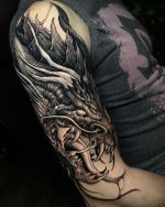 Dragon Tattoos 2024 Bold Designs For Men 18 Ideas Fall Update 2024   1 31 150x188 