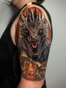 Dragon Tattoos 2024 Bold Designs For Men 18 Ideas Fall Update 2024   13 31 225x300 