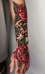 Rose Tattoo Designs 2024 Bold Stylish Ink For Men   15 21 150x246 