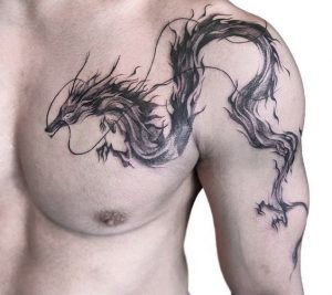 Dragon Tattoos 2024 Bold Designs For Men 18 Ideas Fall Update 2024   18 7 300x267 