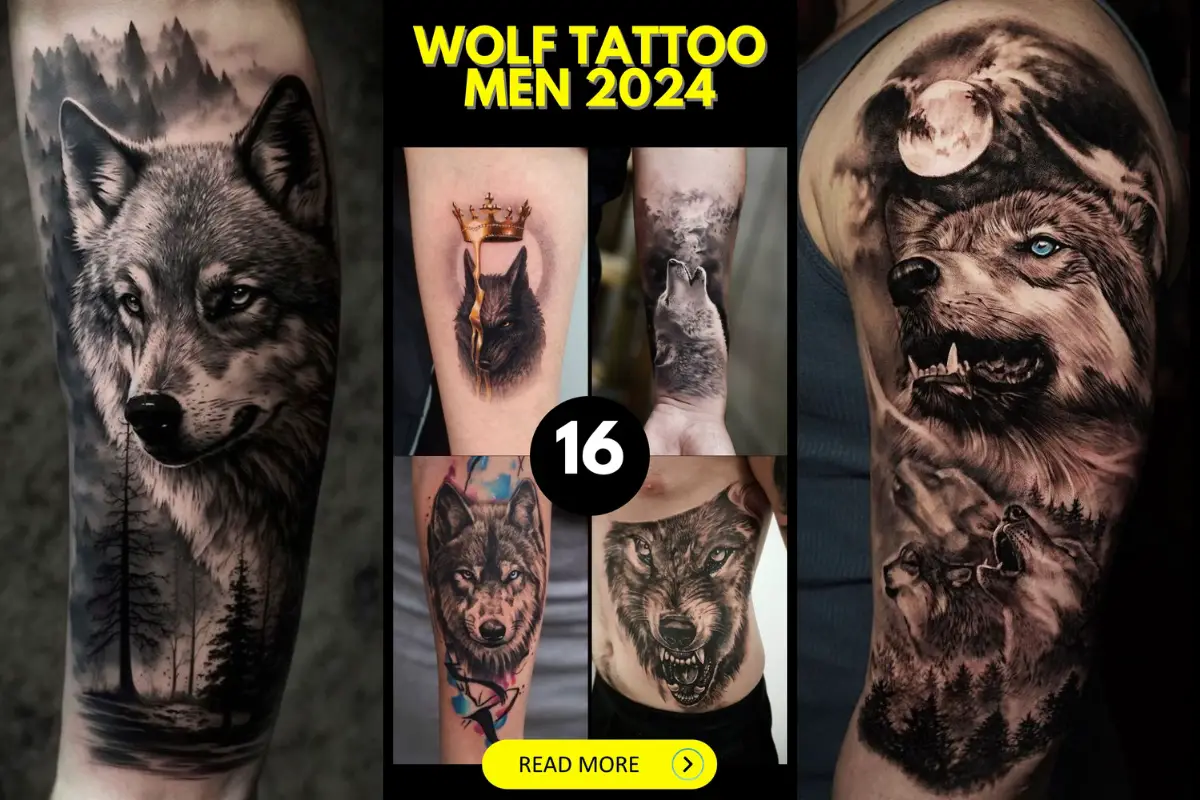 wolf tribal shoulder tattoo        
        <figure class=