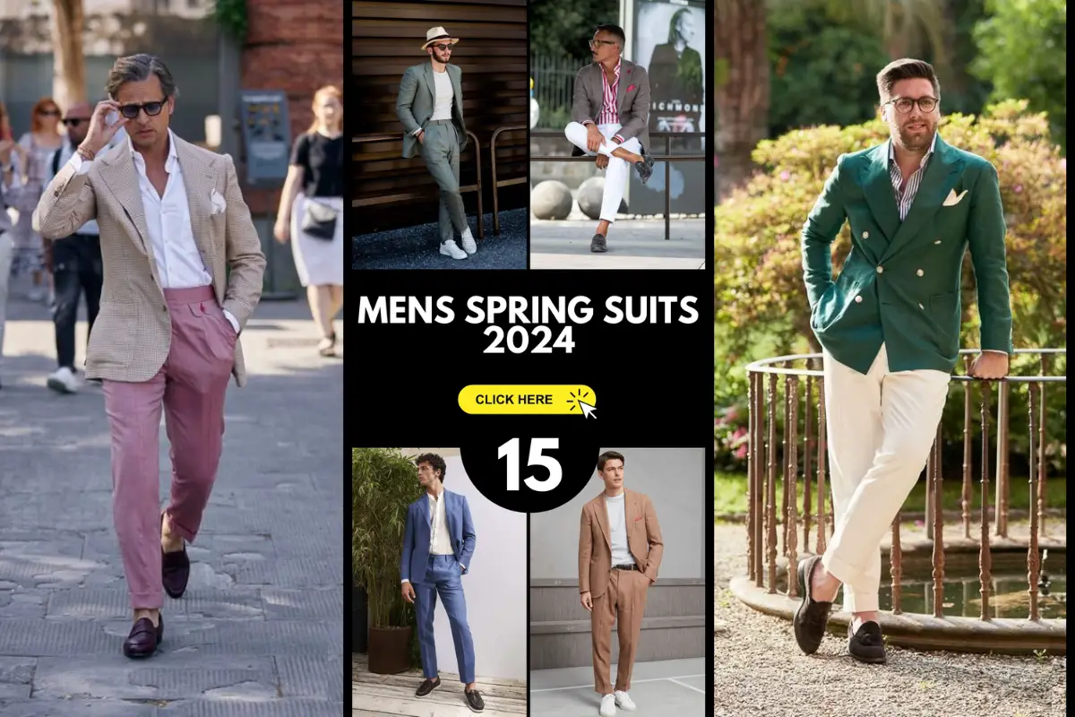 Men's spring suits 2024 15 ideas: Style and elegance in a new way ...