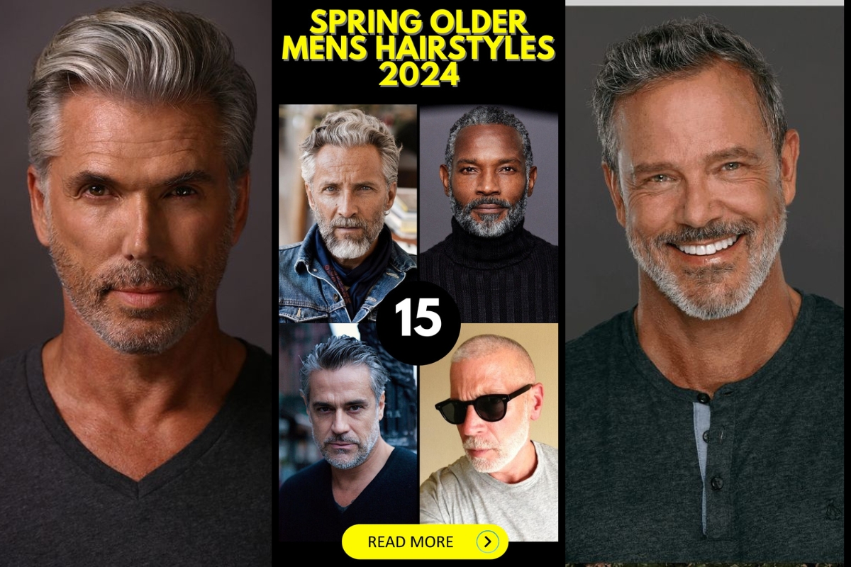 Best spring 2024 hairstyles for men over 50 and 60 15 ideas - Fall ...