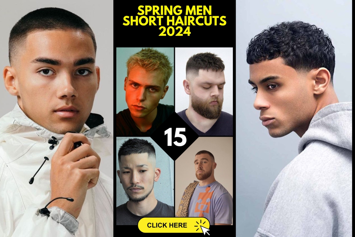 Explore Top Short Haircuts for Men in Spring 2024 - Get the Look!