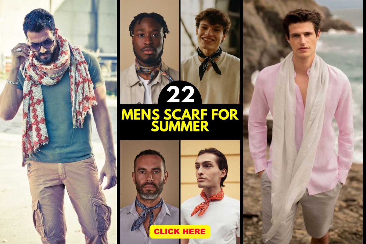 Men's scarves for summer 22 ideas: Style, fashion and how to wear ...